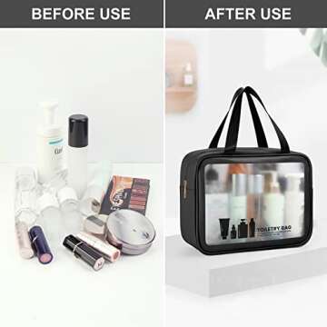 MAANGE Waterproof Toiletry Bag - Travel Organizer for All Needs