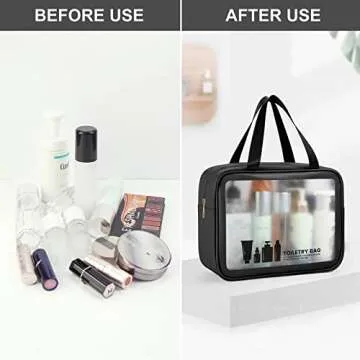 MAANGE Waterproof Toiletry Bag - Travel Organizer for All Needs