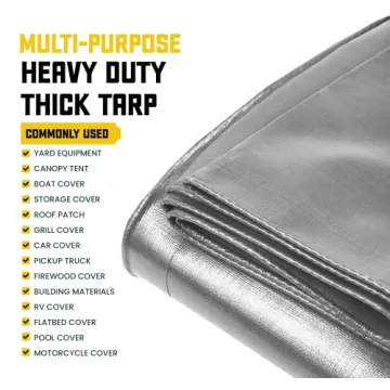 Core Tarps 20 Mil Heavy Duty Tarp - Waterproof & UV Resistant
