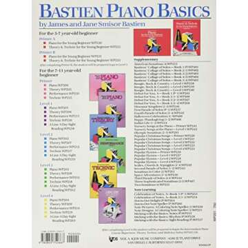 Bastien Piano Basics - A Fun Start to Piano Mastery