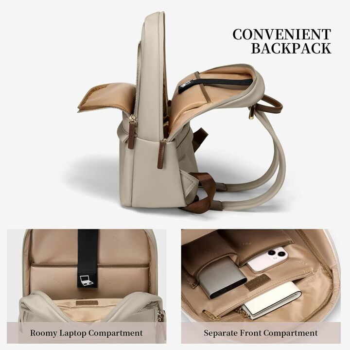 GOLF SUPAGS Slim Backpack for Women, 15.6 Inch