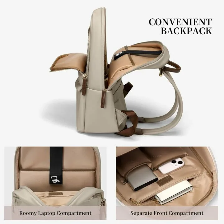 GOLF SUPAGS Slim Backpack for Women, 15.6 Inch