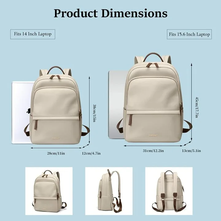 GOLF SUPAGS Slim Backpack for Women, 15.6 Inch