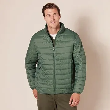 Lightweight Water-Resistant Packable Puffer Jacket