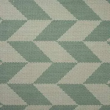 Nicole Miller New York Patio Country Calla Contemporary Herringbone Indoor/Outdoor Area Rug, Beige/Green, 6'6"x9'2"