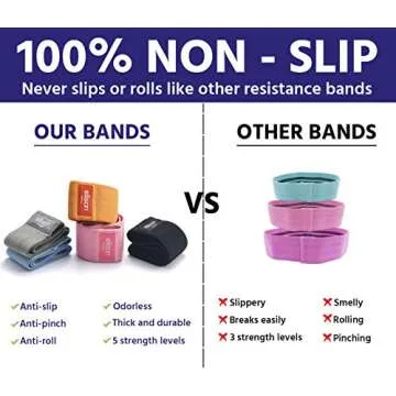 EILISON Glamfit Booty Resistance Bands Set for Women