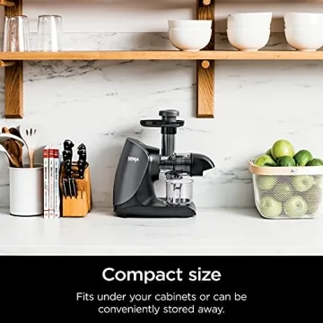 Ninja JC101 Cold Press Juicer for Effortless, Healthy Juicing