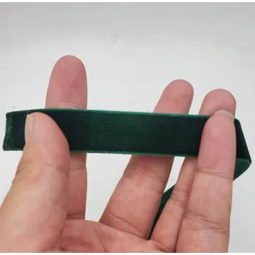 Luxurious Dark Green Velvet Ribbon - 10 Yards of Crafting Elegance