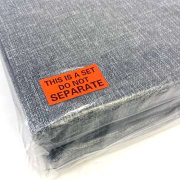 This is a Set Do Not Separate Stickers 1000pcs (Two Rolls of 500 2” x 1” Labels) | Sold as Set Warning Labels for Ecommerce Bundles, Collections, and Gift Sets