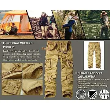AKARMY Cargo Pants for Women - Durable and Stylish