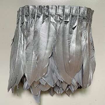 Sowder Duck Goose Feather Trim Fringe for Craft & Decor