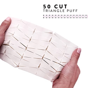 500 Pack Latex-Free Makeup Sponge Wedges for Flawless Skin