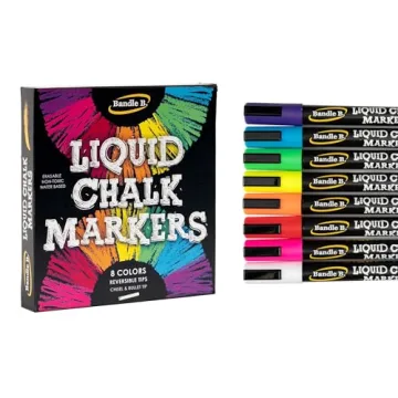 Vibrant Liquid Chalk Markers for Easy Creative Projects