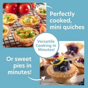 Mini Pie Maker Cooks 6 Small Pies Quickly and Easily