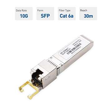 Cable Matters 10GBASE-T SFP+ to RJ45 Modular Transceiver