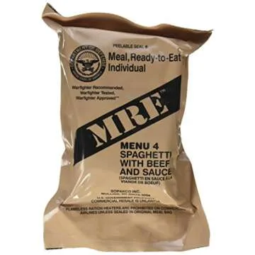 Ultimate 2018 US Military MRE Complete Meal: Spaghetti with Meat Sauce