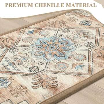 Pauwer Carpet Stair Treads for Wooden Steps Indoor 15 Pack 8" X 30" Peel and Stick Stair Treads Non Slip Staircase Step Treads Reusable Stair Runner Rugs for Dogs, Kids and Elders, Cream Tan