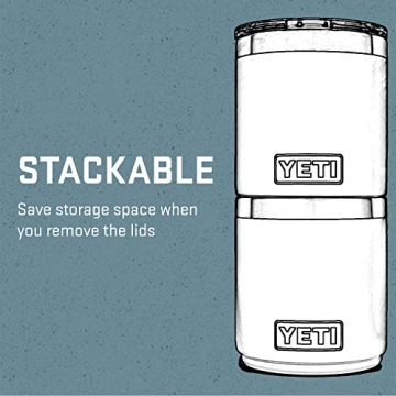 YETI Rambler 10 oz Stackable Lowball 2.0, Vacuum Insulated, Stainless Steel with MagSlider Lid, Charcoal