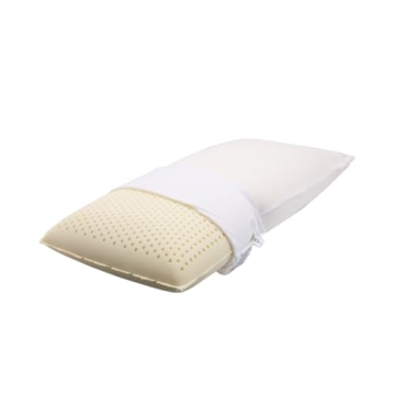OrganicTextiles Natural Latex Pillow for All Sleepers - GOTS Certified