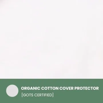 OrganicTextiles Natural Latex Pillow for All Sleepers - GOTS Certified