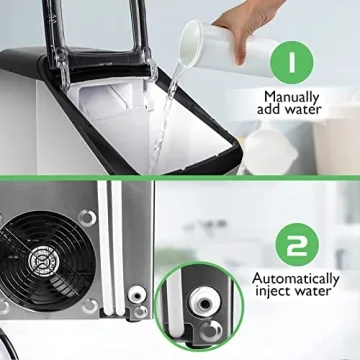 COSTWAY Nugget Ice Maker for Easy Ice Production