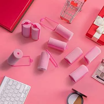 Foam Sponge Hair Rollers - Soft Curlers for All Hair Types