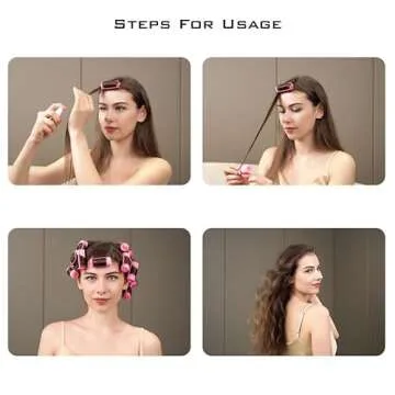 Foam Sponge Hair Rollers - Soft Curlers for All Hair Types