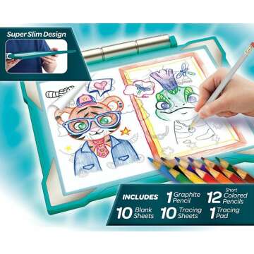 Light Up Tracing Pad - Perfect for Artists and Designers