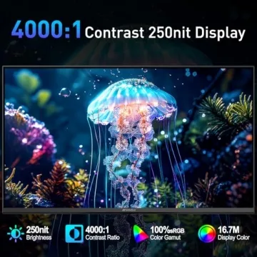 SANSUI 22 Inch 120Hz Monitor with HDR and Eye Care Features