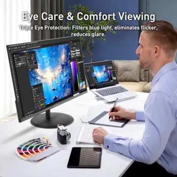 SANSUI 22 Inch 120Hz Monitor with HDR and Eye Care Features