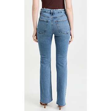 Good American Women's Good Classic Boot Jeans, Indigo027, Blue, 18