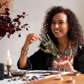 Gothic Palm Reading Hand Sculpture for Unique Decor