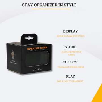 Card Guardian - Premium Deck Box for 100+ Cards for Trading Card Games TCG