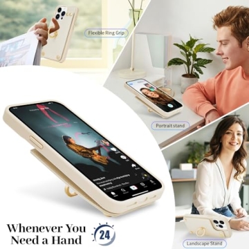 LAMEEKU Wallet Case for iPhone 13 with RFID Protection