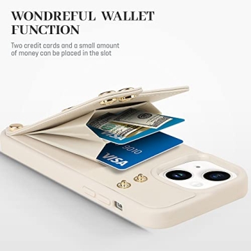 LAMEEKU Wallet Case for iPhone 13 with RFID Protection