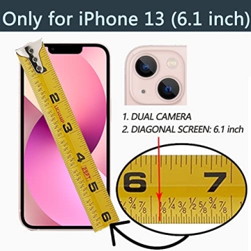 LAMEEKU Wallet Case for iPhone 13 with RFID Protection