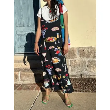 Trendy Women's Vintage Print Maxi Dress for Summer