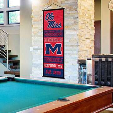 Ole Miss Banner and Scroll Sign