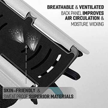 360° Rotatable Sports Running Armband for Active Lifestyles