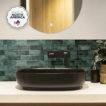 Smart Tiles 3D Peel and Stick Backsplash | Easy Installation, 5 Sheets