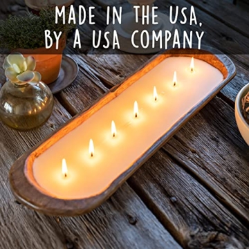 Wooden Dough Bowl Candle 20 Inch, Farmhouse Dough Bowl Candle, Table Centerpiece Wooden Dough Bowl Soy Candle, Wooden Bowl Candle Boat Wooden Candle Bowl, Bread Bowl Candle, Farmhouse Candle