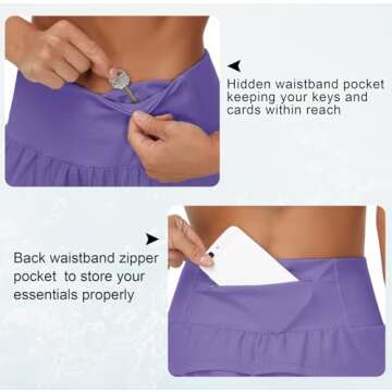 High Waisted Running Shorts from THE GYM PEOPLE