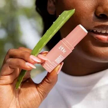 ITK Skincare Caffeine + Aloe Vera Under Eye Stick Serum For Dark Circles - Anti Aging Moisturizer for Fine Lines + Wrinkles - Calms Redness - Hydrate, Brighten + Soothe Puffy Eyes