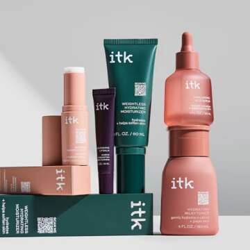 ITK Skincare Caffeine + Aloe Vera Under Eye Stick Serum For Dark Circles - Anti Aging Moisturizer for Fine Lines + Wrinkles - Calms Redness - Hydrate, Brighten + Soothe Puffy Eyes
