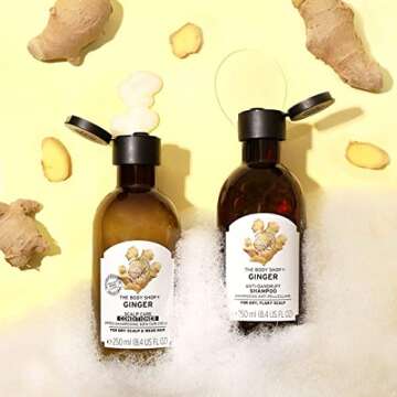 The Body Shop Ginger Scalp Care, Anti-Dandruff Shampoo - Large 400ml