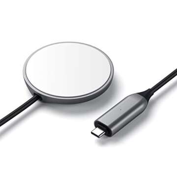 Satechi USB-C Magnetic Wireless Charging Cable for iPhone 16, 15, 14 and More