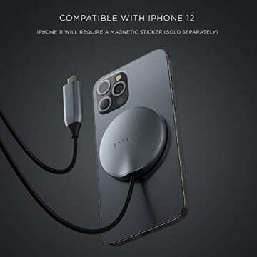 Satechi Magnetic Wireless Charger - Fast Charging for iPhone