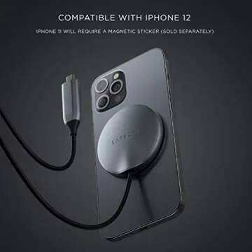 Satechi Magnetic Wireless Charger - Fast Charging for iPhone
