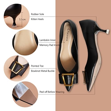 C.Paravano Elegant Low Heels for Effortless Style