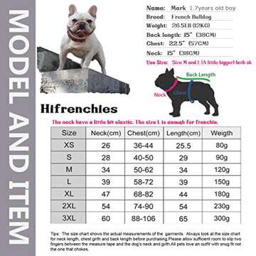Hifrenchies Cooling Harness Vest for Dogs French Bulldog Summer Cooling Vest Outdoor Dog Jacket Safe...